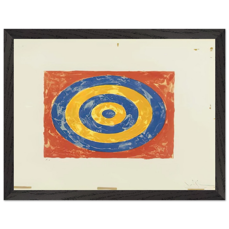 TARGET UNIVERSAL LIMITED ART EDITIONS 35 by Jasper Johns — Framed art print at Zephyeer