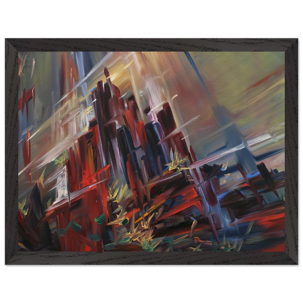Inferno - 1974 by Konrad Zuse — Framed art print at Zephyeer