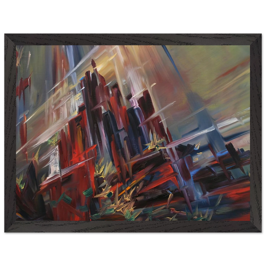 Inferno - 1974 by Konrad Zuse — Framed art print at Zephyeer