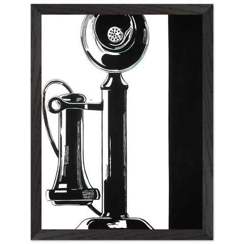 Telephone by Andy Warhol — Framed art print at Zephyeer