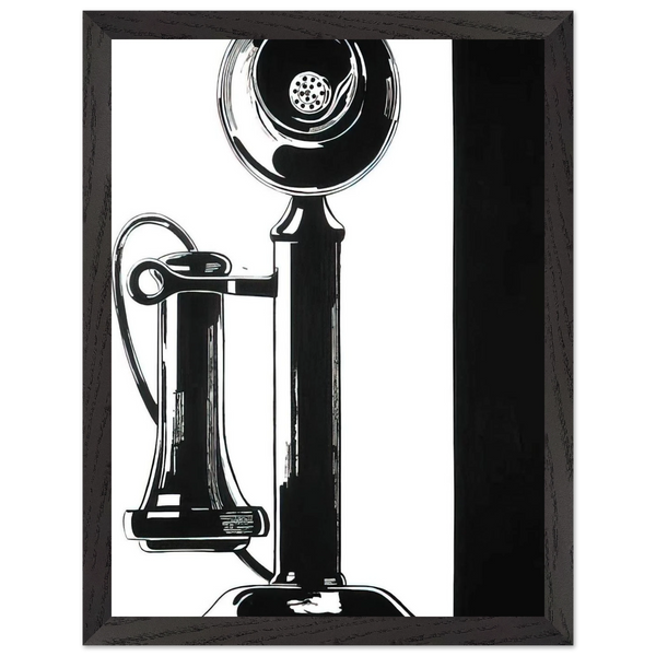 Telephone by Andy Warhol — Framed art print at Zephyeer