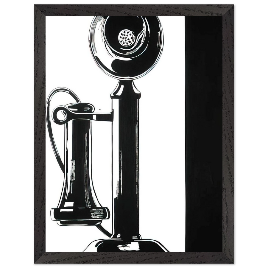 Telephone by Andy Warhol — Framed art print at Zephyeer