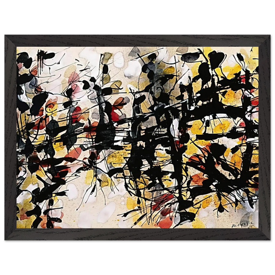 Untitled by Jean-Paul Riopelle — Framed art print at Zephyeer