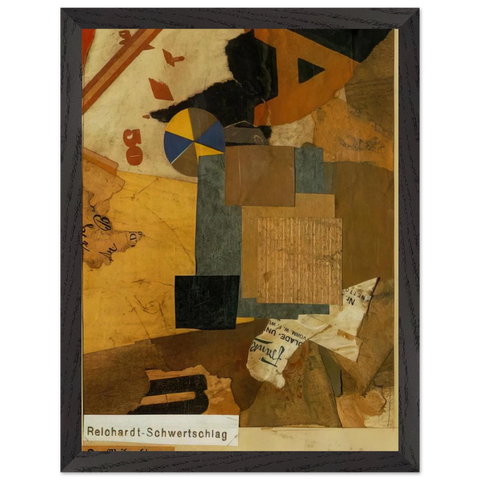 SANTA CLAUS 1922 by Kurt Schwitters — Framed art print at Zephyeer