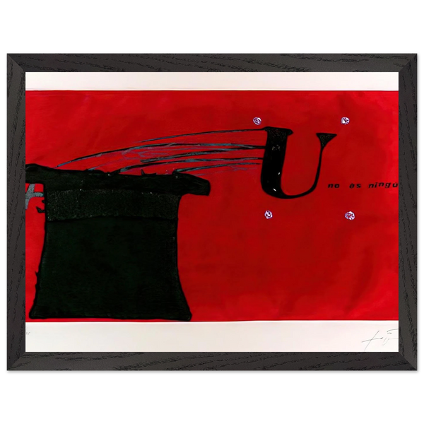 U NO S NING 1979 by Antoni Tapies — Framed art print at Zephyeer