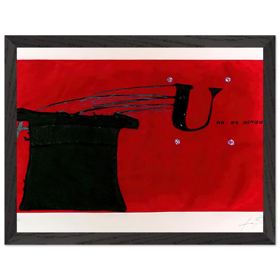 U NO S NING 1979 by Antoni Tapies — Framed art print at Zephyeer