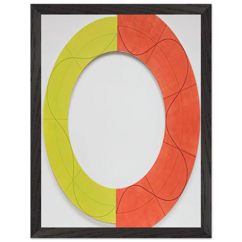SPLIT RING IMAGE 1 2009 by Robert Mangold — Framed art print at Zephyeer