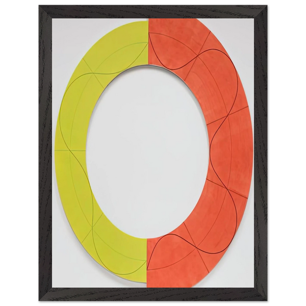 SPLIT RING IMAGE 1 2009 by Robert Mangold — Framed art print at Zephyeer