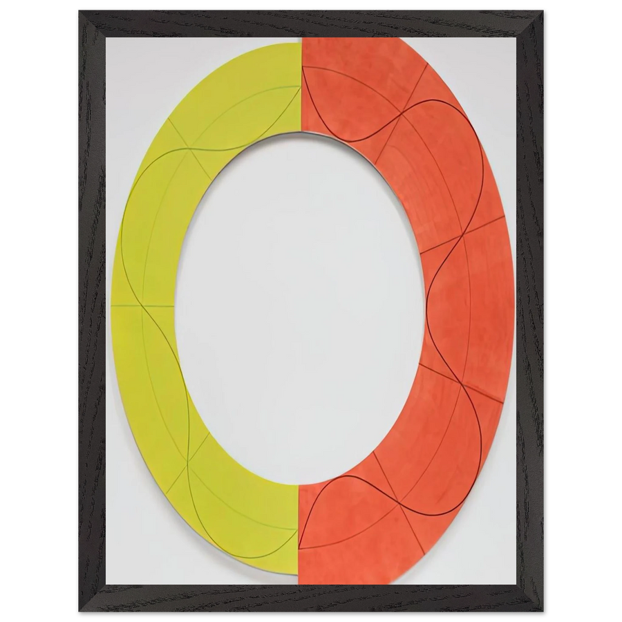SPLIT RING IMAGE 1 2009 by Robert Mangold — Framed art print at Zephyeer