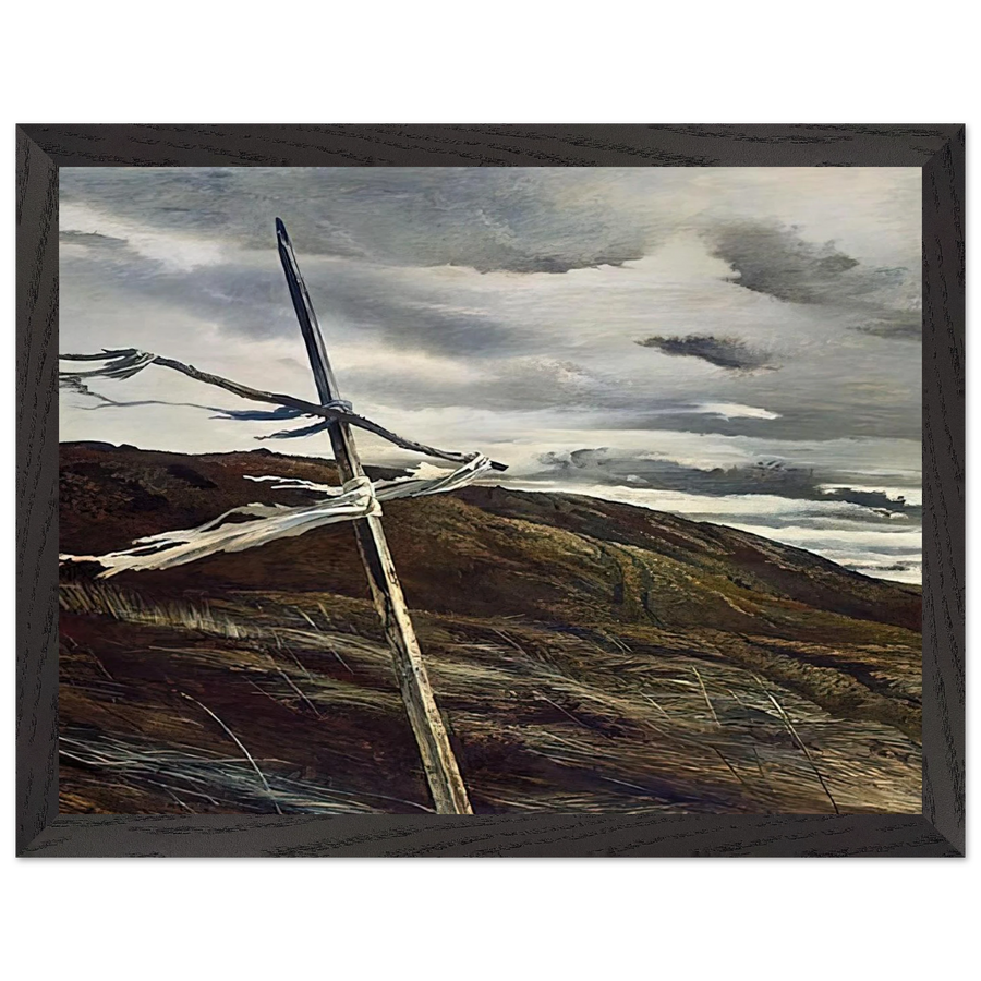 DODGES RIDGE 1947 by Andrew Wyeth — Framed art print at Zephyeer