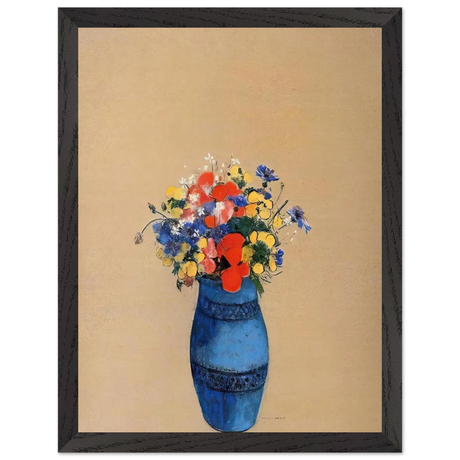 VASE OF FLOWERS 6 by Odilon Redon — Framed art print at Zephyeer