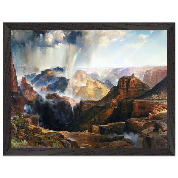 The Chasm of the Colorado by Thomas Moran — Framed art print at Zephyeer