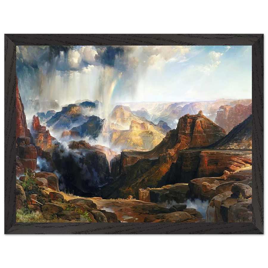 The Chasm of the Colorado by Thomas Moran — Framed art print at Zephyeer