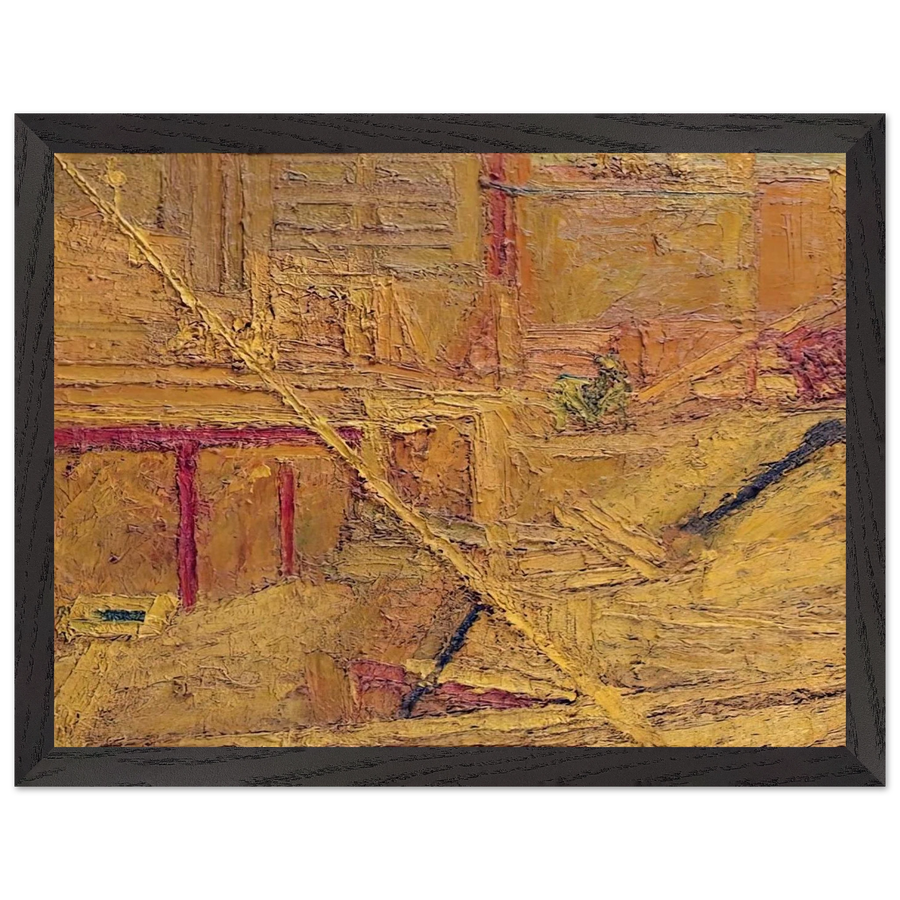 MAPLES DEMO by Frank Auerbach — Framed art print at Zephyeer