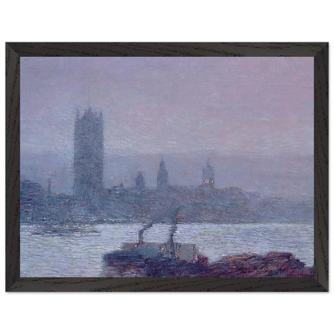 Houses of Parliament, Early Evening by Childe Hassam — Framed art print at Zephyeer