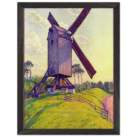 THE MILL AT KELF 1894 by Theo van Rysselberghe — Framed art print at Zephyeer
