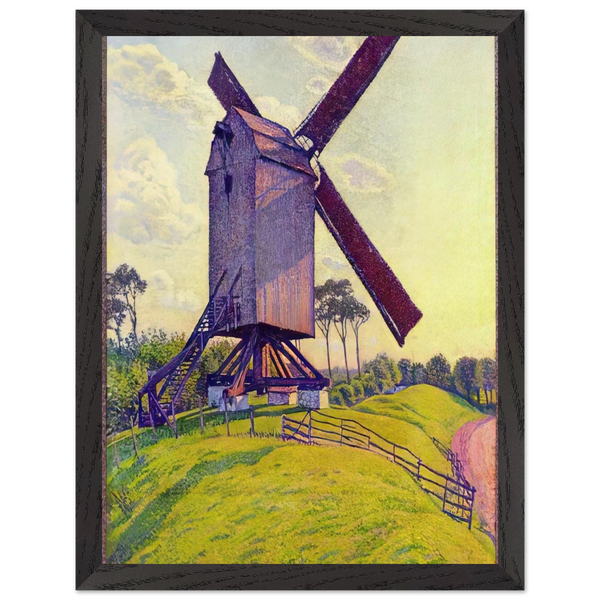 THE MILL AT KELF 1894 by Theo van Rysselberghe — Framed art print at Zephyeer