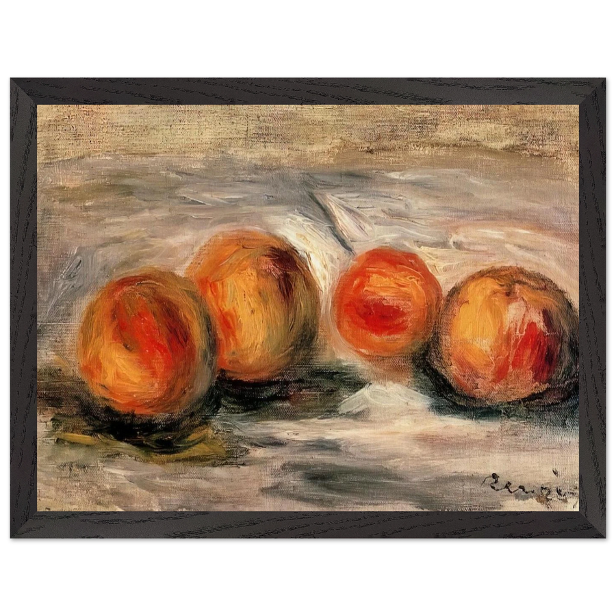 Peaches by Pierre-Auguste Renoir — Framed art print at Zephyeer