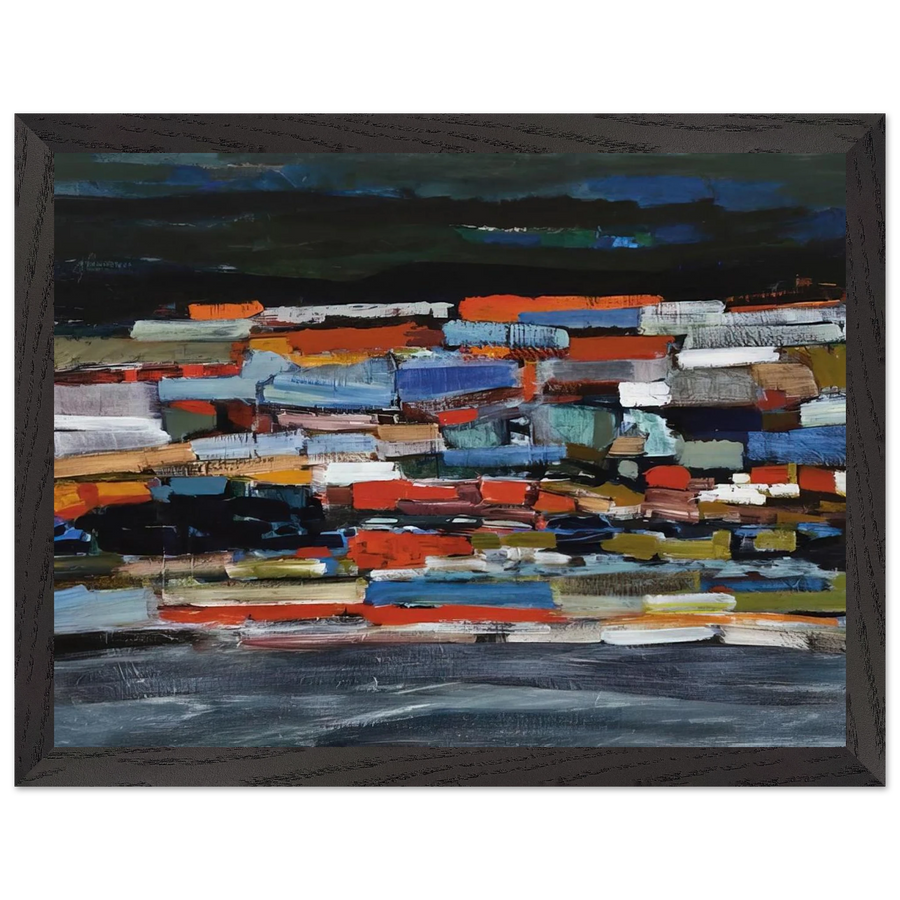 Town - 1965 by Tove Jansson — Framed art print at Zephyeer