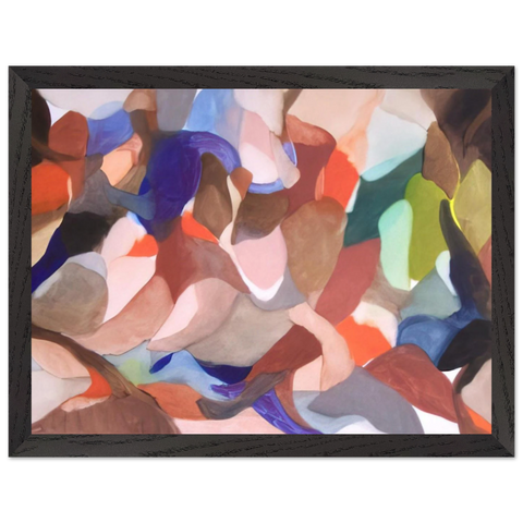 Night of the Red Wind by Alice Baber — Framed art print at Zephyeer