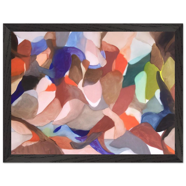 Night of the Red Wind by Alice Baber — Framed art print at Zephyeer