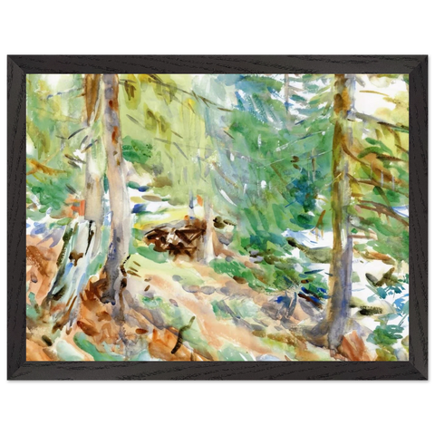 Val D'Aosta, Purtud by John Singer Sargent — Framed art print at Zephyeer