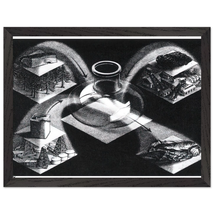 SYNTHESIS by MC Escher — Framed art print at Zephyeer