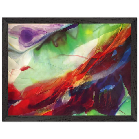 Phenomena Sun over the Hour Glass by Paul Jenkins — Framed art print at Zephyeer
