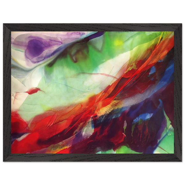 Phenomena Sun over the Hour Glass by Paul Jenkins — Framed art print at Zephyeer
