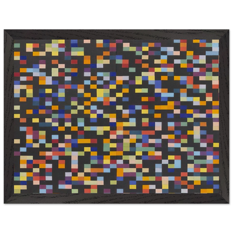 Spectrum Colors Arranged by Chance VI by Ellsworth Kelly — Framed art print at Zephyeer