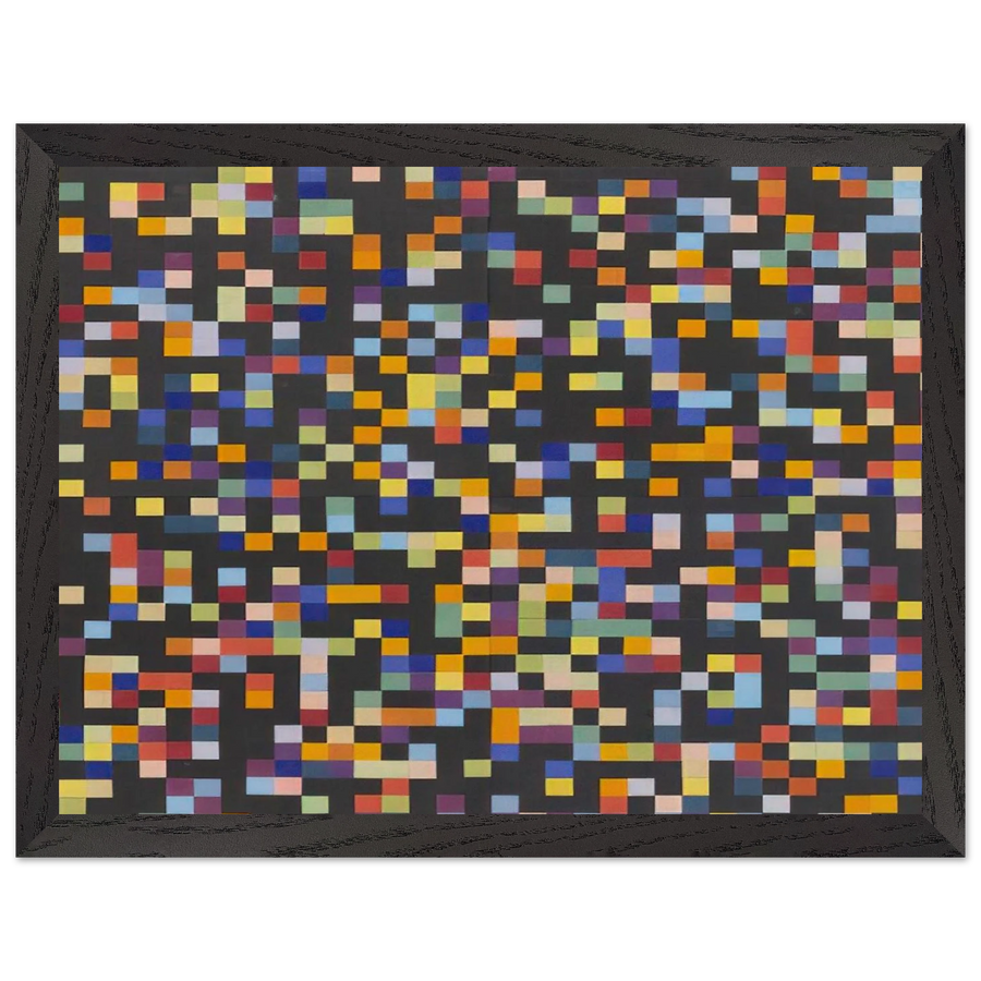 Spectrum Colors Arranged by Chance VI by Ellsworth Kelly — Framed art print at Zephyeer