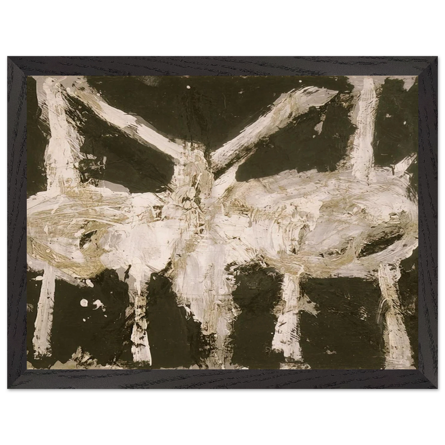 Min-Oe by Cy Twombly — Framed art print at Zephyeer