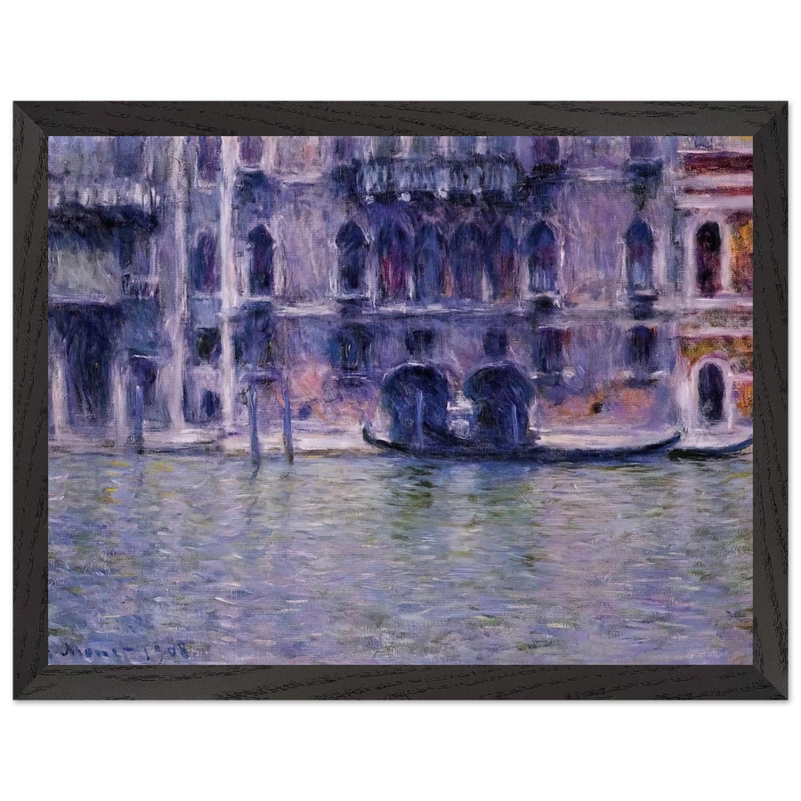 Palazzo da Mulla by Claude Monet — Framed art print at Zephyeer