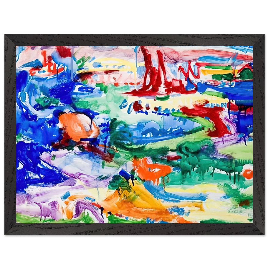 Landscape by Hans Hofmann — Framed art print at Zephyeer