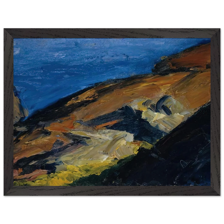 Rocks and Shore by Edward Hopper — Framed art print at Zephyeer