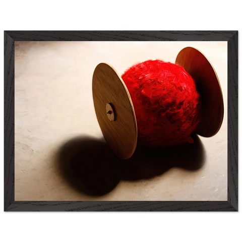 Wheels with ball - 2001 by Lygia Pape — Framed art print at Zephyeer