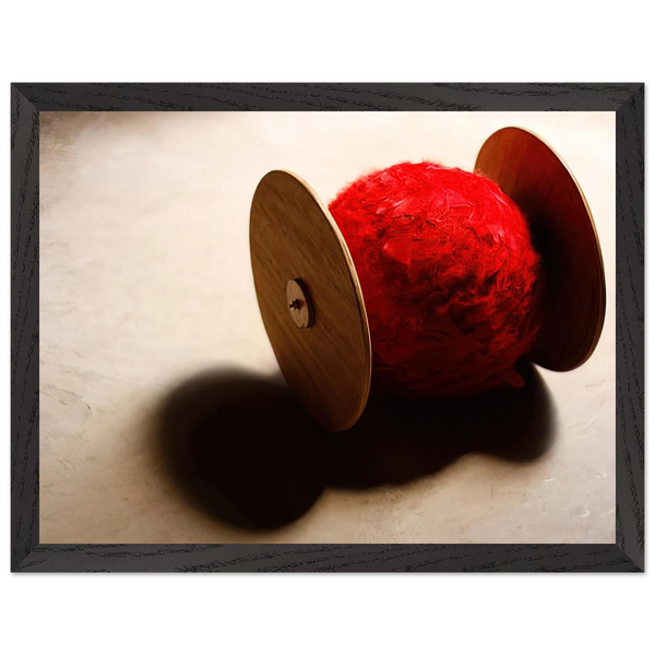 Wheels with ball - 2001 by Lygia Pape — Framed art print at Zephyeer