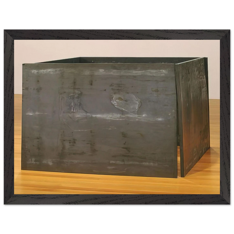 ONE TON PROP HOUSE OF CARDS 1969 by Richard Serra — Framed art print at Zephyeer