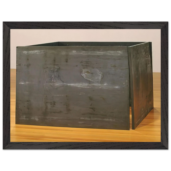 ONE TON PROP HOUSE OF CARDS 1969 by Richard Serra — Framed art print at Zephyeer