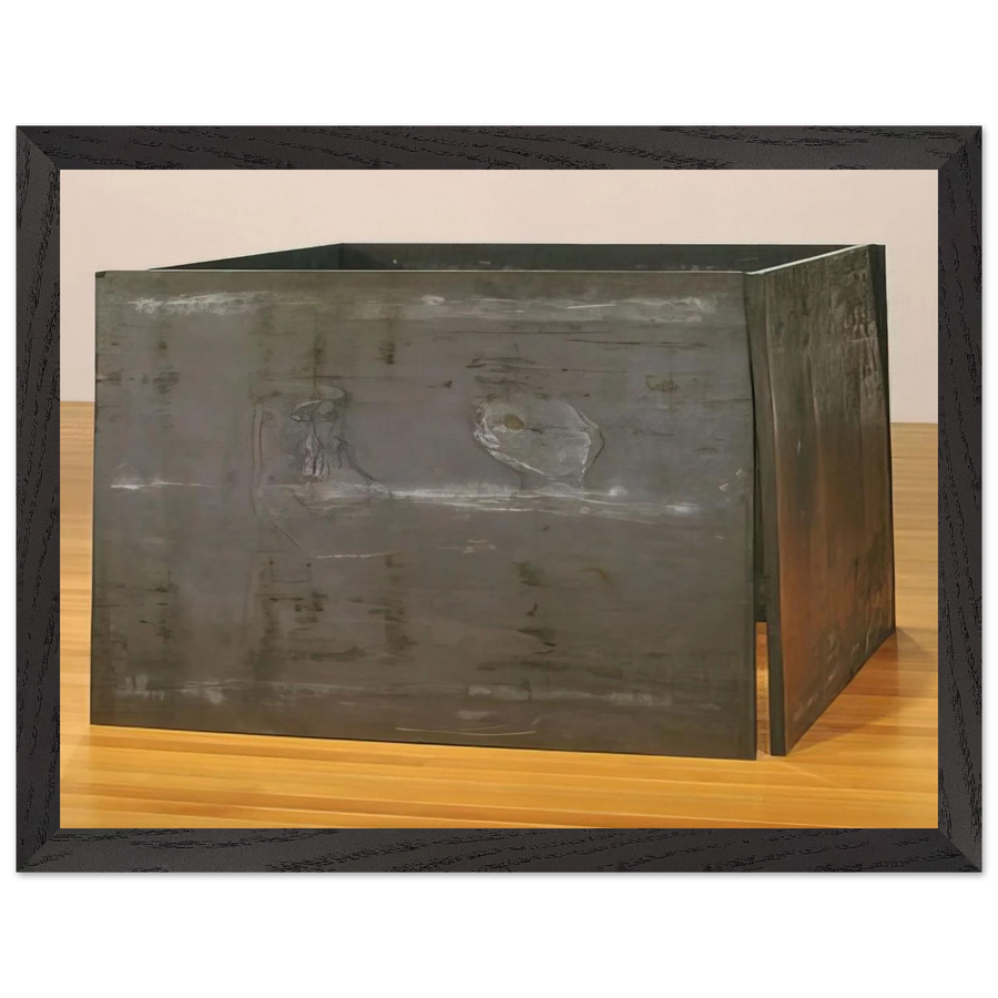 ONE TON PROP HOUSE OF CARDS 1969 by Richard Serra — Framed art print at Zephyeer