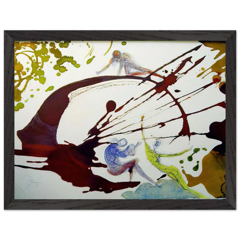 IN PRINCIPIODEUS CREAVIT 1964 by Salvador Dali — Framed art print at Zephyeer