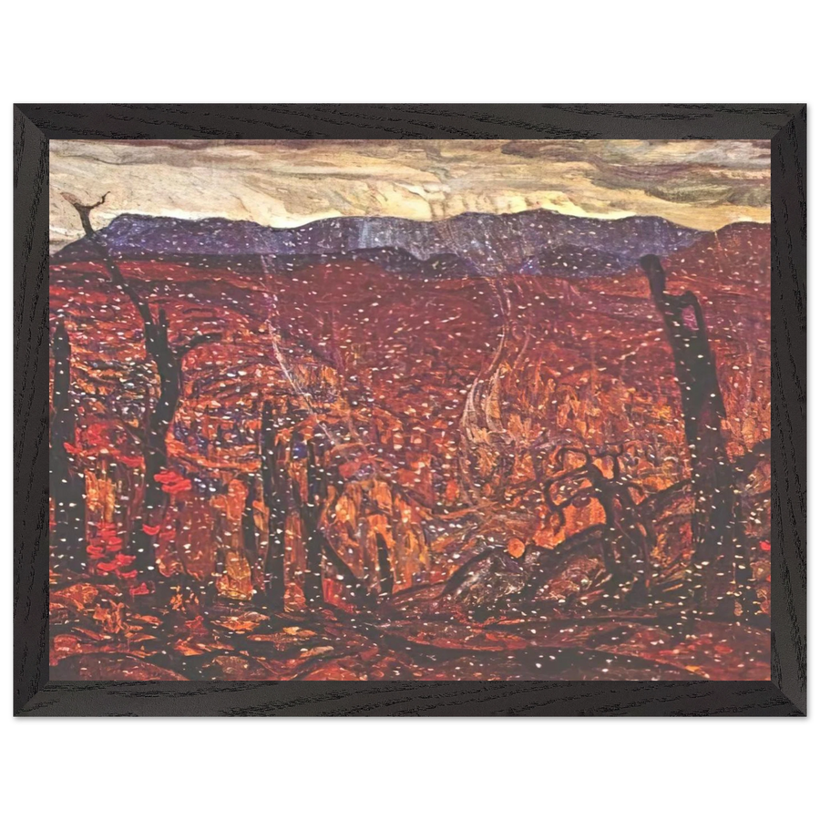 First Snow, Algoma Country - 1920 by A.Y. Jackson — Framed art print at Zephyeer