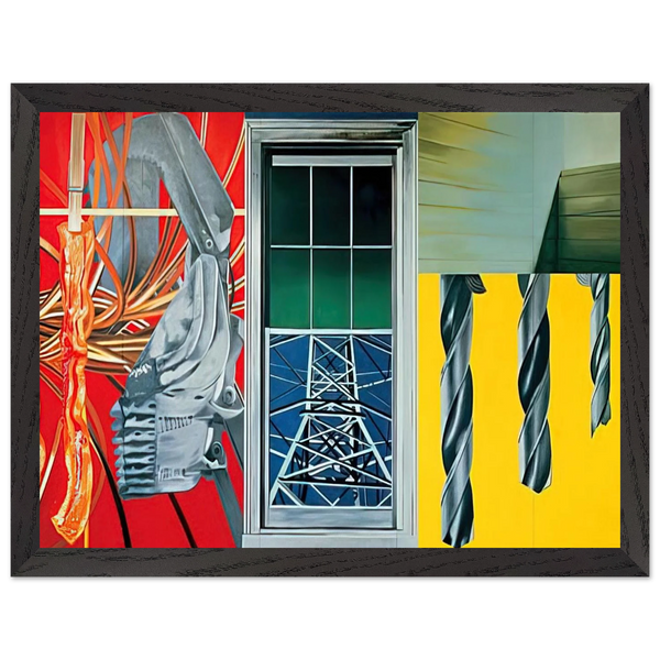 Industrial Cottage by James Rosenquist — Framed art print at Zephyeer