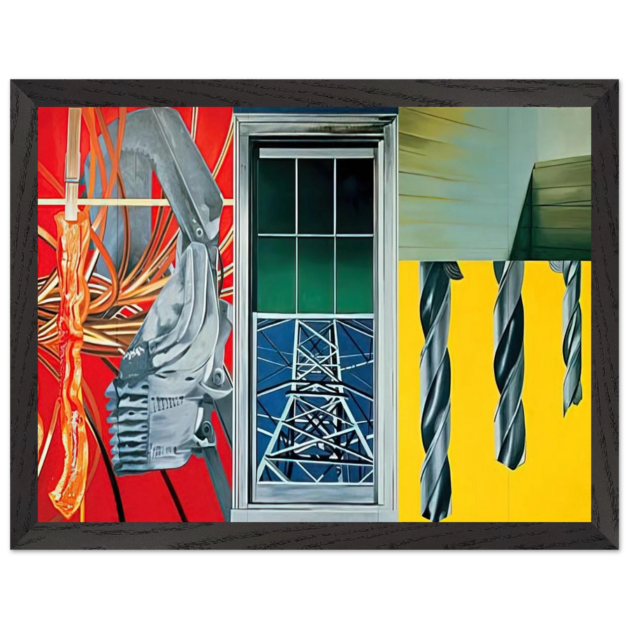 Industrial Cottage by James Rosenquist — Framed art print at Zephyeer