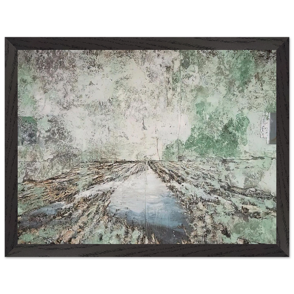 THE LAND OF THE TWO RIVERS ZWEISTROMLAND 1995 by Anselm Kiefer — Framed art print at Zephyeer