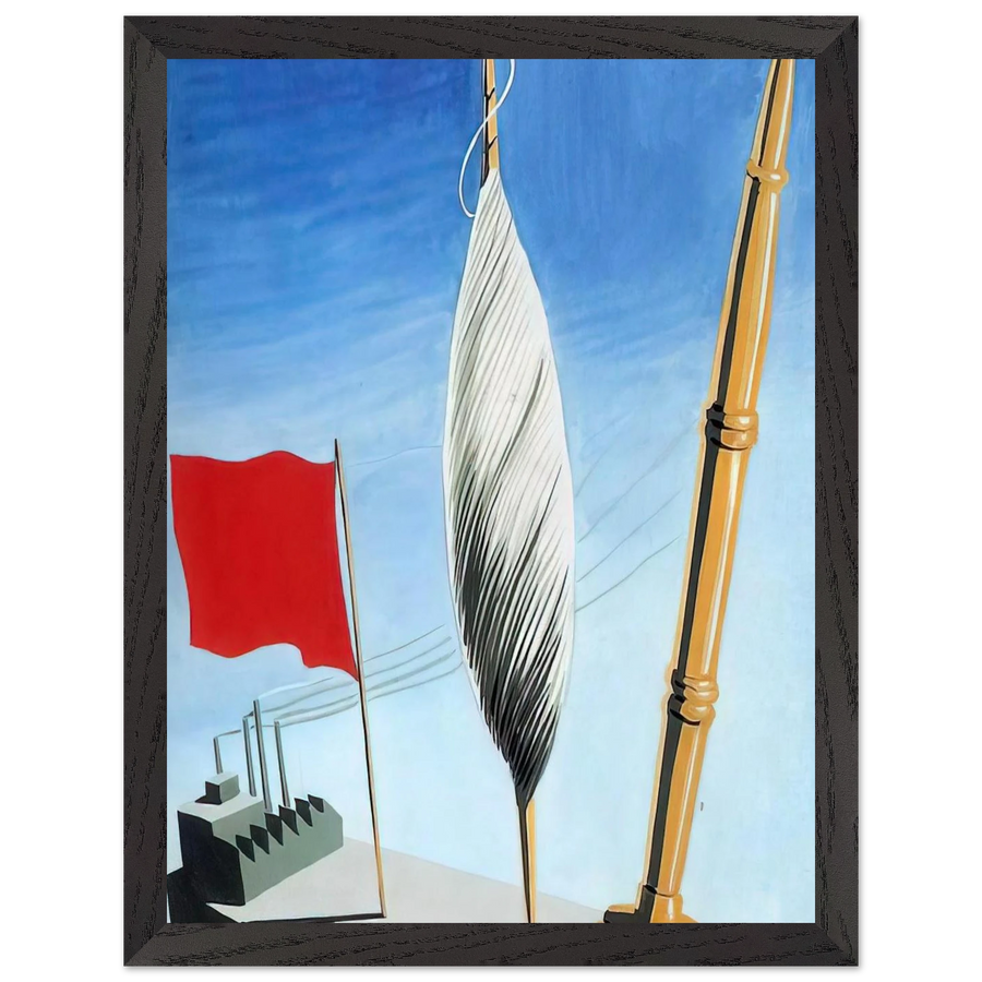 PROJECT OF POSTER THE CENTER OF TEXTILE WORKERS IN BELGIUM 1938 2 by Rene Magritte — Framed art print at Zephyeer