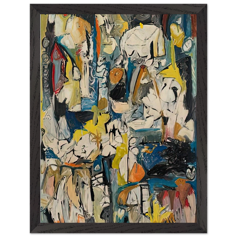 Village, 1951- by Helen Frankenthaler — Framed art print at Zephyeer