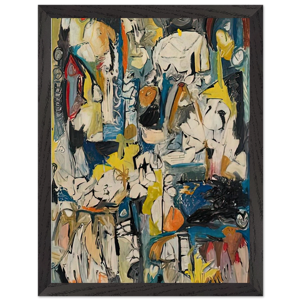 Village, 1951- by Helen Frankenthaler — Framed art print at Zephyeer