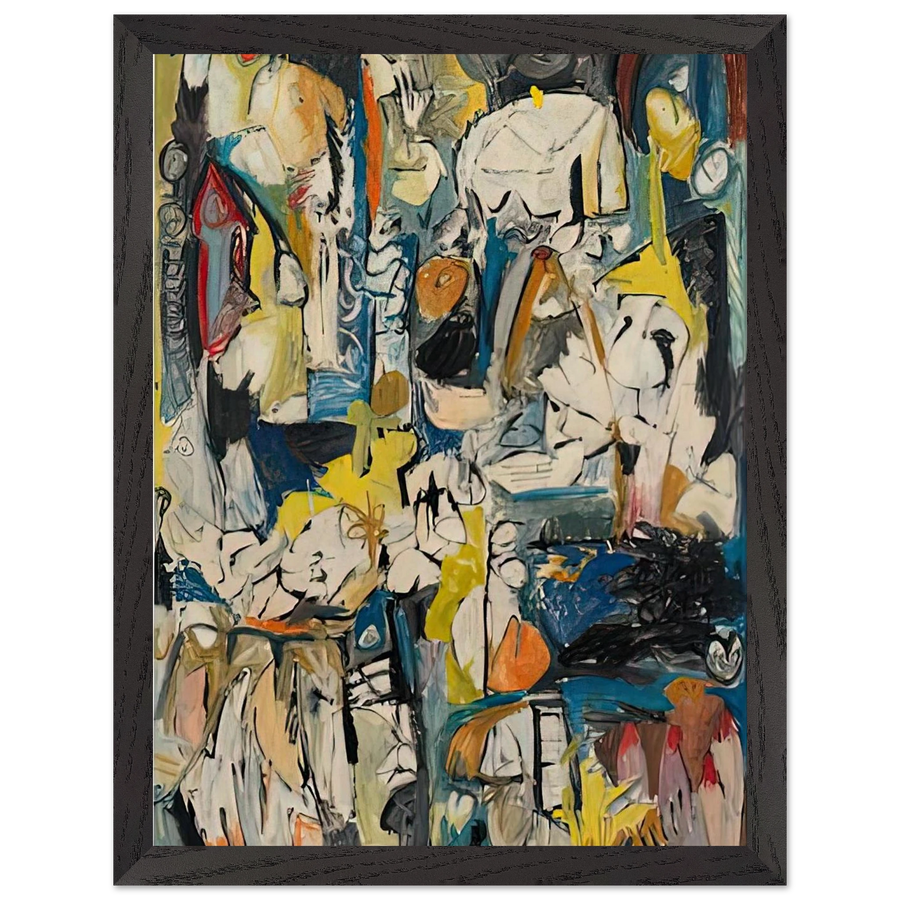 Village, 1951- by Helen Frankenthaler — Framed art print at Zephyeer