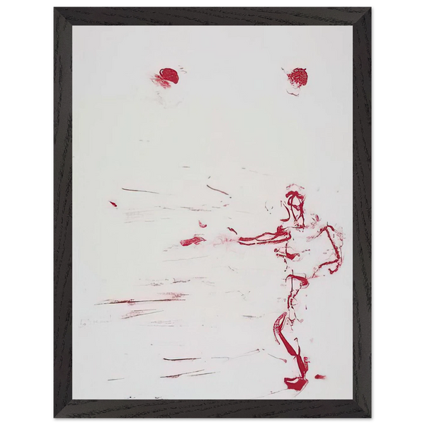 RED DANCE 1986 by Susan Rothenberg — Framed art print at Zephyeer